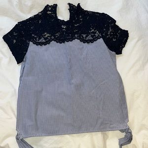 Zara tshirt - blue - S